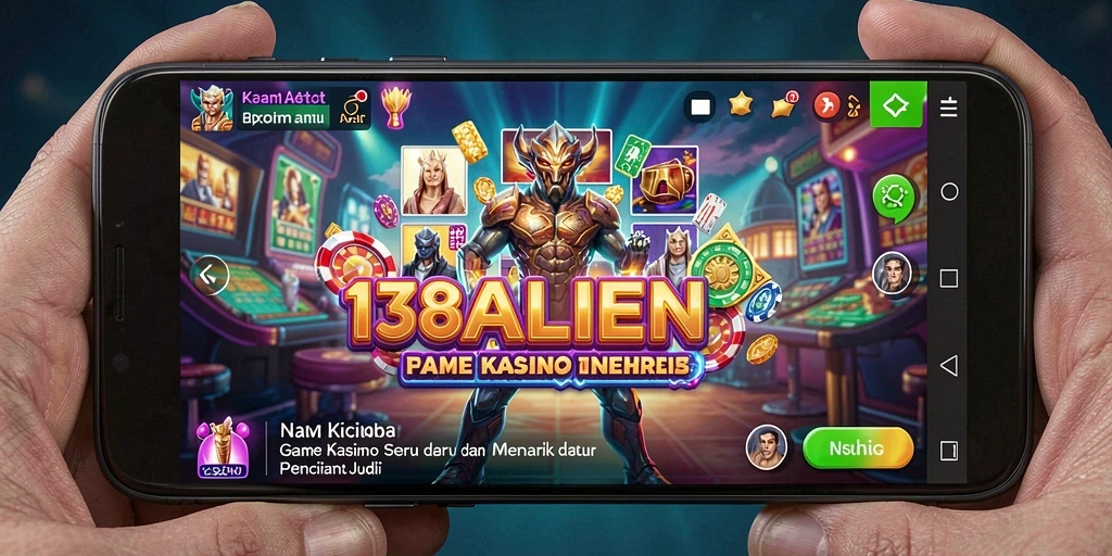 Tampilan gameplay seru dalam aplikasi Kasino 138ALIEN.