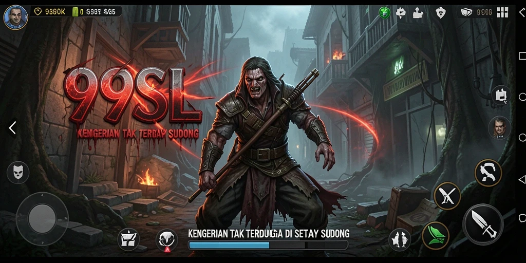 Screenshot 99SL menampilkan momen mencekam dalam permainan.