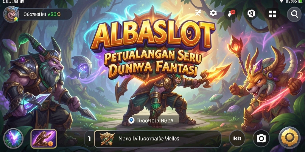 Tampilan gameplay ALBASLOT yang penuh petualangan dan tantangan.