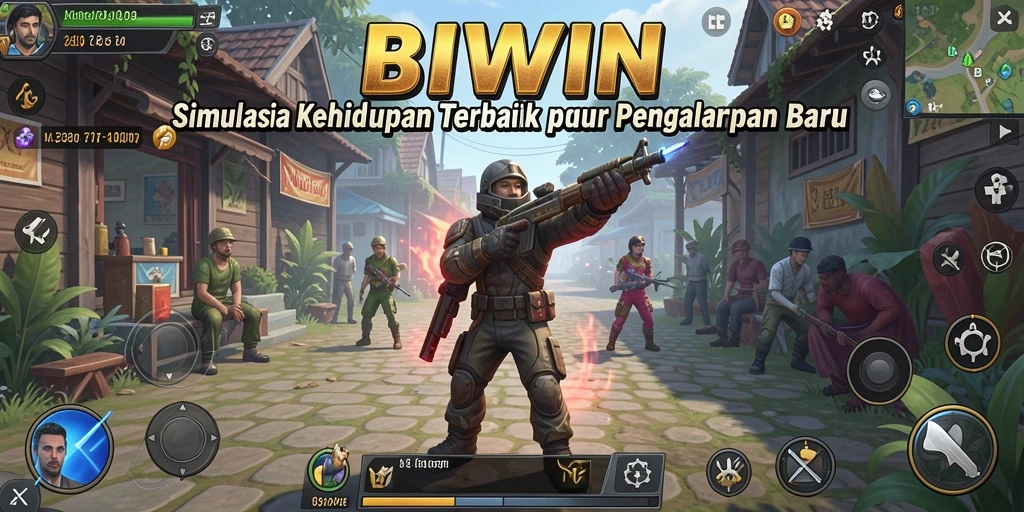 Tampilan gameplay BIWIN yang realistis dan menarik.