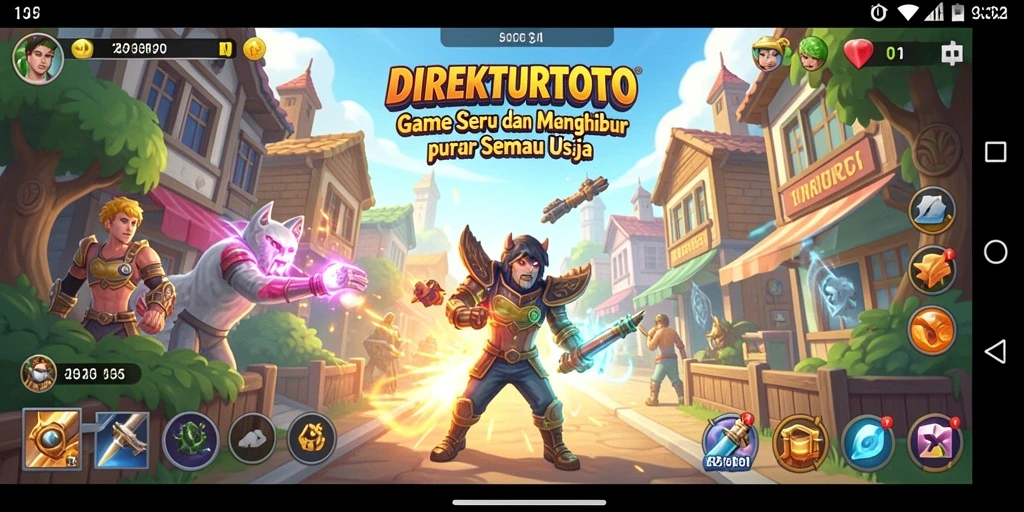 Screenshot gameplay DIREKTURTOTO menampilkan keseruan dan tantangan pemain.