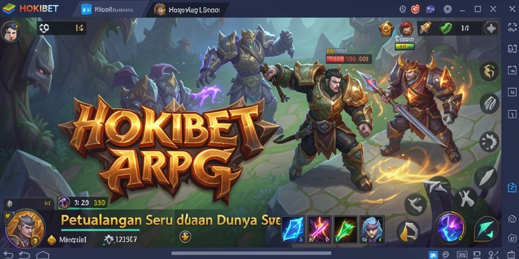 Tampilan gameplay HOKIBET yang penuh aksi dan petualangan.