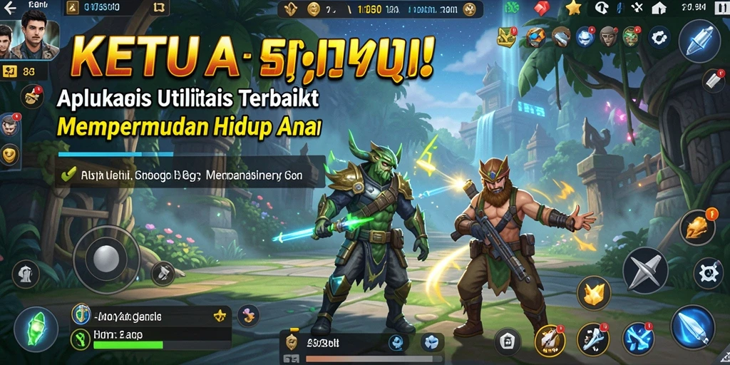 Screenshot utama KETUA menampilkan antarmuka aplikasi yang bersih dan fungsional.