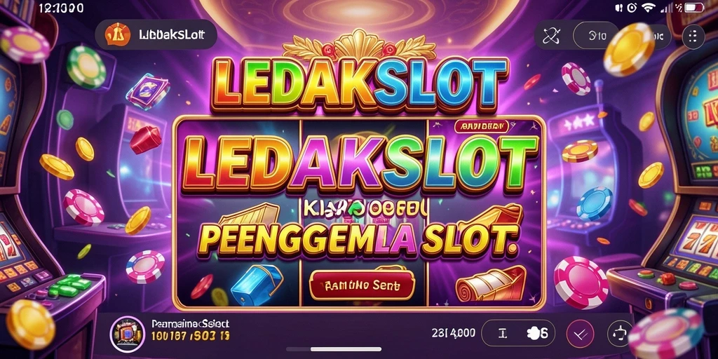 Screenshot utama LEDAKSLOT yang menampilkan gameplay Kasino yang mendebarkan.