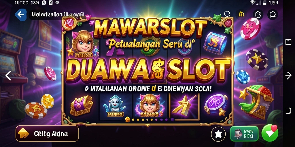 Screenshot gameplay menunjukkan aksi seru dalam petualangan slot.