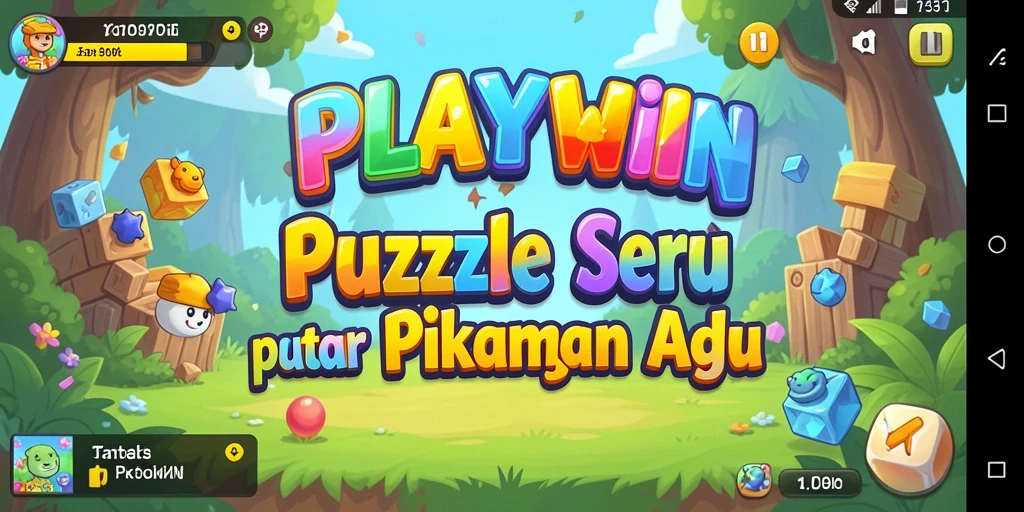 Tampilan gameplay <strong>PLAYWIN</strong> saat menyelesaikan puzzle yang mengasyikkan.