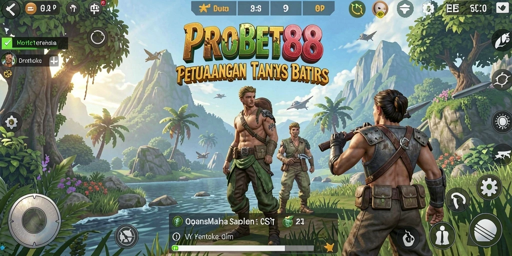 Tampilan menakjubkan dari gameplay PROBET88 di dunia terbuka.