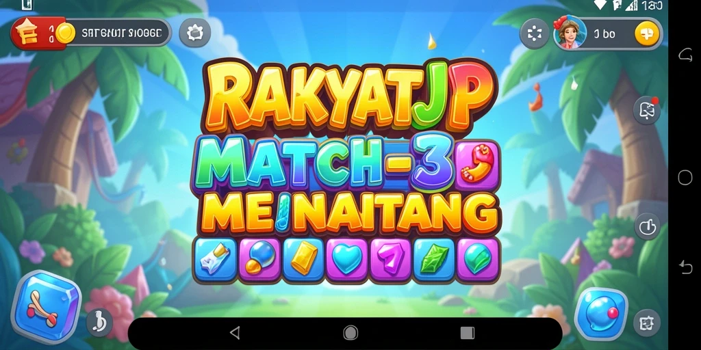 Tampilan gameplay RAKYATJP yang seru dan penuh warna.