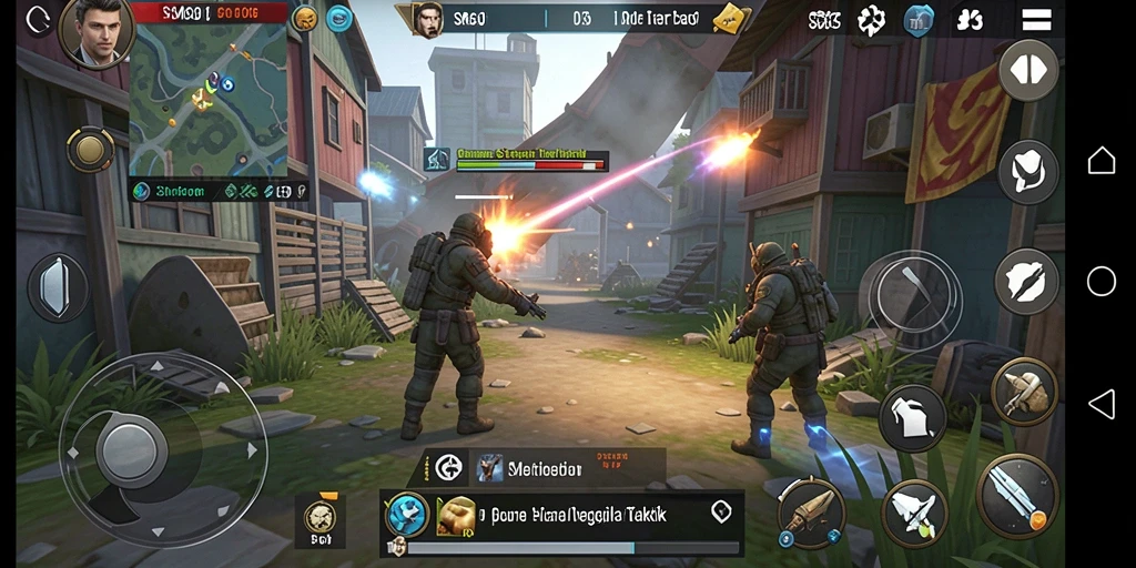 Tampilan gameplay SM605 menampilkan strategi yang mendalam dan pertempuran yang epik.