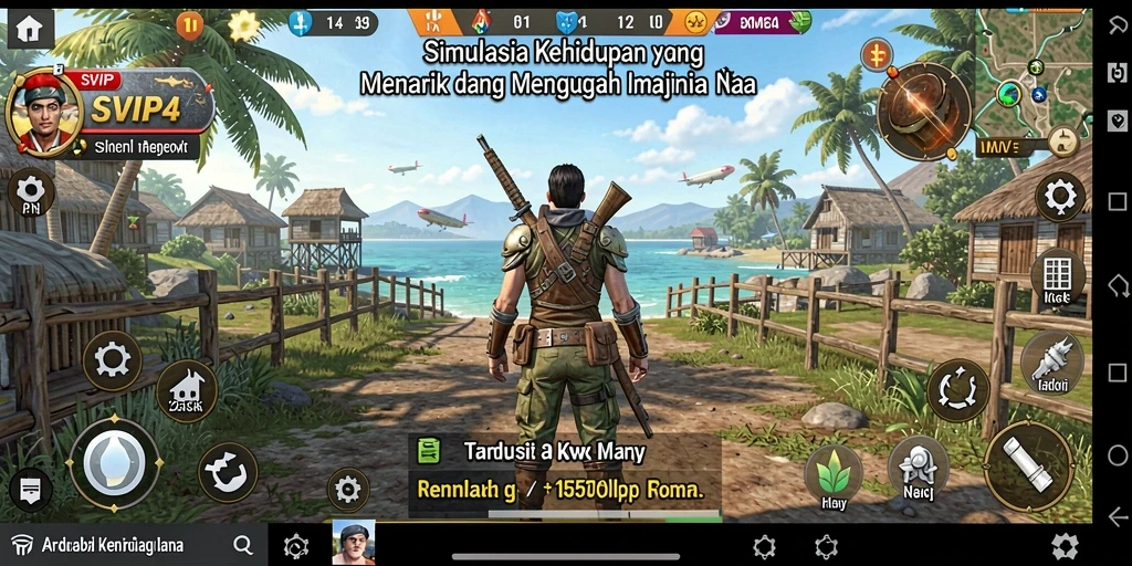 Tampilan gameplay penuh warna dan interaktif dari SVIP4.