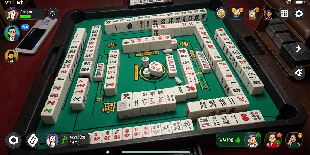 Tampilan gameplay Mahjong yang menarik di VW108.