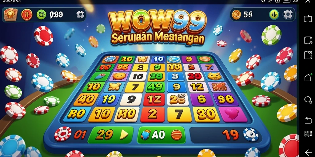 Tampilan menarik dari gameplay Bingo WOW99 yang menegangkan.